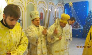 Christmas  in Kyiv, Ukraine, in theTemple of Transfiguration of the Lord