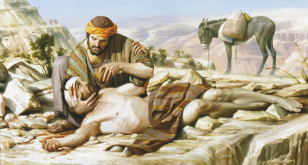 About the good Samaritan and about the background of happy life