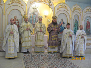 Forgiveness Sunday in Kyiv Temple of Transfiguration of the Lord