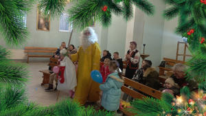 The celebration of the Saint Nicholas Day  in the community the temple of the Transfiguration