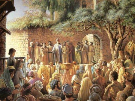 Про виконання обіцянки Господньої на п’ятидесятий день після Його Воскресіння і про дива спільної молитви