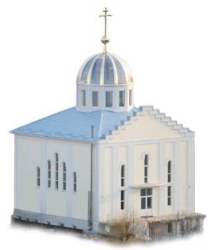 Храм Преображения Господня в городе Киеве, построенный руками верных
